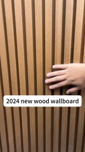 CBH 30PCS Wall Panel Board 3D Wallpaper Waterproof Grille Design Ecological Board Wood Panel