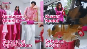 Scentify 10 In 1 Fabric Perfume 370ml Long Lasting Parfum Remove 99% Bacterial 350 Time Spray Febreze Ambi Pur