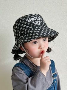 Childrens Fisherman Hats Spring Autumn Thin Fashionable All-Match Wide Brim Outdoors Sun Protection Boys Girls Bucket Hats