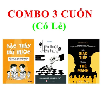 Sách - Combo 3 cuốn: Bậc thầy hài hước + Từ chiến thắng đến chiến thuật + Biến giao tiếp thành thế mạnh