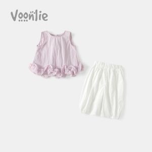 VOONLIE | Bộ Đồ Mùa Hè Phong Cách Trung Quốc Cho Trẻ Em