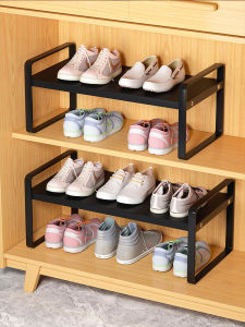 Simple Space-Saving Shoe Rack Organizer