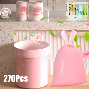 Fragrance Drawstring Garbage Bags Kitchen Waste Trash Pouch Bag Toilet Thickened Dust Bags Household Junk Cleaning Storage Bags