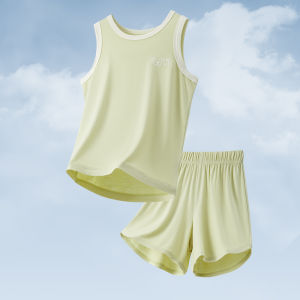 YINGXIAOYA | Summer Modal Sleepwear Set for Kids and Teens 2-Piece Vest and Shorts