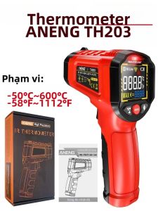 ANENG | Nhiệt Kế Hồng Ngoại ANENG TH203 50 ° C~600 ° C Camera Hồng Ngoại Cầm Tay Không Tiếp Xúc Với Tỷ Lệ Khoảng Cách 12:1 Dùng Trong Công Nghiệp