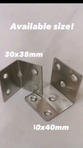 Stainless Steel Corner Brace 40x40mm Right Angle Shelf Bracket Hardware (4 Pieces)