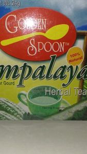 Golden Spoon Ampalaya Herbal Tea 24g Gold Coffee Spoon - Lazada