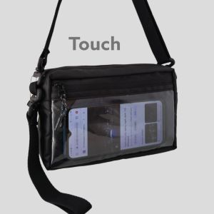 tas handbag mika waterproof sling bag transparan