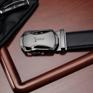 Golf | Genuine Leather Automatic Buckle Mens Belt