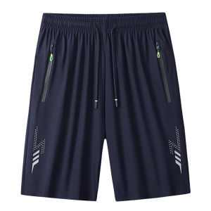 Breathable Summer Casual Shorts Men Quick Dry Comfortable Shorts Jogging Running Gym Fitness Sports Short Pants Men Black XXXL