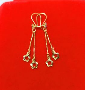 ANTING JURAI PERAK 925 LAPIS EMAS