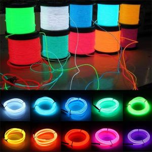 EL Wire Neon Light Strip Plug & Play Battery-Powered String Lights USB LED Rope Light Inverter Battery Inverter EL Wire Splitter