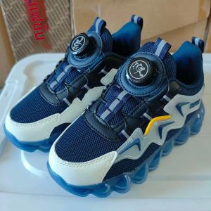 รองเท้ากีฬาเด็กผู้ชาย แฟชั่นวิ่ง รองเท้าตาข่ายลำลองใส่สบายสำหรับเด็ก รองเท้าเทนนิสแบบสวมลำลอง น้ำหนักเบา