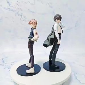 Bandai | New hot Bungo Stray Dog Nakahara Chuya Figure Dazai Osamu Action Figures Noodles Press Model PVC Collectible Toys Birthday Gifts