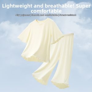 YINGXIAOYA | Thin & Loose Girls Modal Sleepwear for Spring and Summer