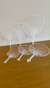 โครงพัดพลาสติกเปล่า (Set 10 ชิ้น) สำหรับใ่ช้สติกเกอร์ติดลงบนโครง เหมาะสำหรับงาน DIY หรือใช้เป็นพร็อพ