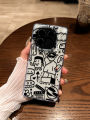 LingRong Phone Case for IQOO13 NEO10 Transparent Full Cover Creative Graffiti Design Anti-Fall Protection for Men And Women. 