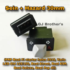 Full Set Tombol Saklar Honda Abu Abu Vietnam Lengkap Pass Beam Iddling Sein Hazard Starter PNP Vario Beat Scoopy Spacy Kharisma Supra X Revo