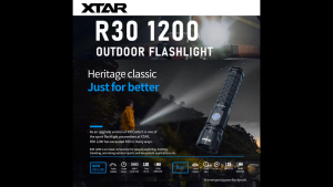 XTAR R30 1200LMS 226M EDC Flashlight ไฟฉาย 21700 ใช้หลอด LED CREE