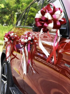 HANJIANGXUE | Wedding Car Decorations Ribbon