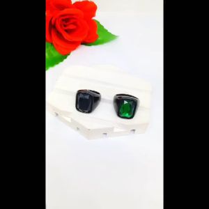 CINCIN COWO TITANIUM & BATU KOTAK MANIK: FASHION SEDERHANA ANTI KARAT DAN ANTI LUNTUR (COD)