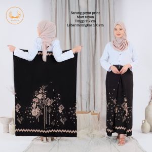 sarung goyor batik sarung wanita santriwati motif cabutan bahan rayon super tebal tidak nerawang