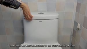 50 PCS Automatic Bleach Toilet Bowl Cleaner Stain Remover Blue Tab Tablet Flush Deodorizes