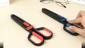 Fizz Scissors Fluorine Coating All Purpose Safe Stainless Sharp Art For Cutting Adhesive Tape