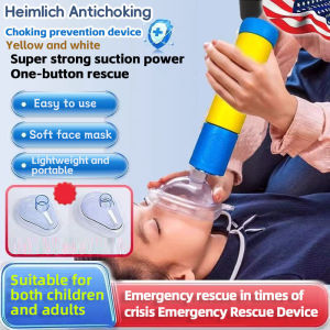 Heimlich Antichoking Breathing machine / Anti-choking machine Instrument Emergency Device Choking Emergency Device for Kids|Adults with 2 Masks