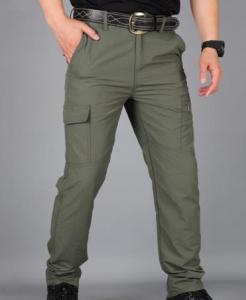 Quần Dài Công Sở Ống Đứng Nhanh Khô Thường Ngày Cho Nam Mùa Xuân Thu Quần Dài Cạp Chun Rộng Rãi Thoải Mái Thoáng Khí