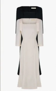 PIAOYA | Elegant Professional A-Line Long Sleeve Dress