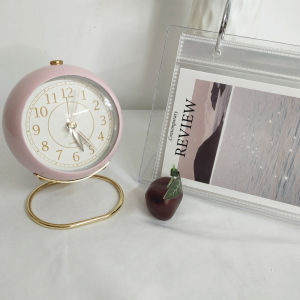 INS Electronic Desk Clock Mute Pointer Creative Bedroom Digital Clock Bedside Home Decoration Childrens Alarm Clock Timepiece