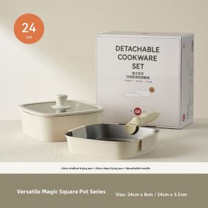 KIMS COOK | Non-stick Square Flat-bottomed Pan Steak Pan