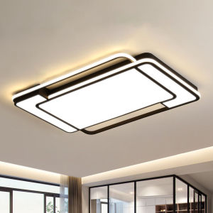 [Remote Dimming] TOMAX 90cm Modern Ceiling Light 112W Tri-Color Dimmable LED Chandelier for Bedroom Living Room Remote Control Indoor Lighting