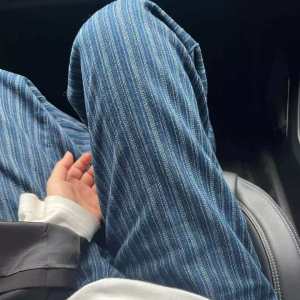 PAZHAOLANG | High Waist Ice Silky Wide Leg Pants American Style Stripe