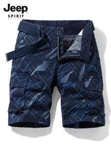 JEEP SPIRIT | Casual Lightweight Multi-pocket Loose Straight Cargo Shorts