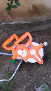 Meteran Tancap Tanah Rol Uk30M/50M/100M Meteran Fiber Glass Measuring Tape Pita Pengukur - 6672