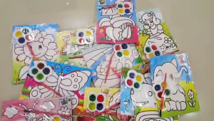 20PCS MEWARNAI CAT AIR KECIL 9x11 CM MAINAN EDUKASI ANAK