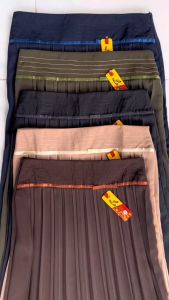 ROK PLISKET KERJA/ROK KANTOR WANITA/ROK PANJANG MUSLIM/ROK REMPEL/SIZE XS S M L XL