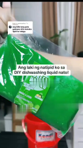 KANKA Dishwashing liquid 3L - 18L Yield KIT ONLYJust add waterLemon/Calamansi/Antibac Scent