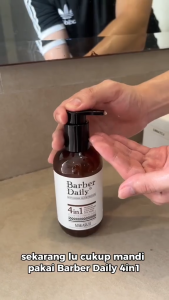 Barber Daily 4in1 | Shampoo | Conditioner | Face Wash | and Body Wash 220ml | Makarizo