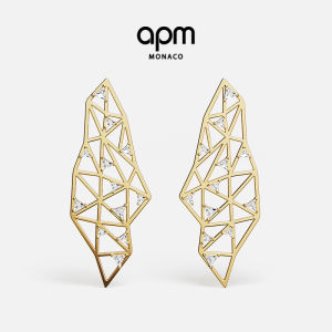 Golden Unique Design Earrings