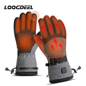 LOOGDEEL Heating Hand Warmer Electric Thermal Gloves Waterproof Snowboard Cycling Motorcycle Bicycle Ski Outdoor Winter Gloves