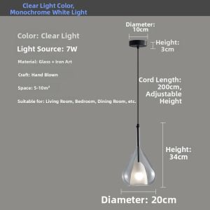 FANZHEN | Minimalist Design Bedside Pendant Light