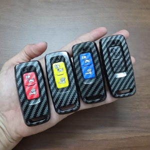 Bao (Ốp) Silicon Sợi Carbon Bền Mềm Dẻo Chìa Khóa Smartkey Remote Xe Honda SH SH Mode Vision Lead AB Vario Đời Mới