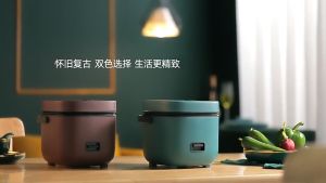 SG [IN STOCK]Multi-Functional Rice Cooker Mini Non-Stick Pot Smart Rice Cooker Steamer 1.2l Hot Pot With Food Steamer Tray Anti-Dry Burning