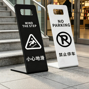 RUIKELAIXIANG | Notice Sign L Shaped No Parking Caution Slip Warning Sign