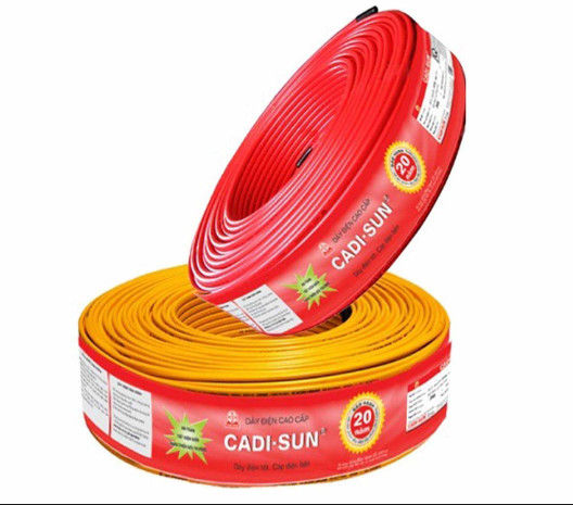 Dây Điện Đôi Dẹt Cadisun Các Loại  Hàng Chính Hãng CU/PVC/PVC 2x6.0 - bán nguyên cuộn (100m/cuộn)