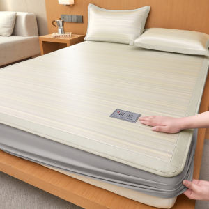 Kiss Dear | Cooling Ice Vine & Silk Summer Bed Mat Set Three-Piece