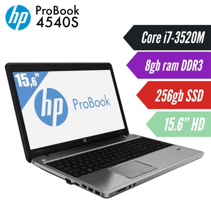 Laptop HP ProBook 4540S Core i7, 8gb ram, 256gb SSD, nàm 15,6inch HD